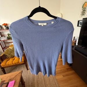 Vince Light Blue Knit Sweater
